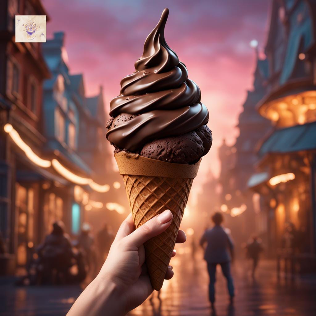 2023-12: Chocolate ice cream/초코아이스크림.