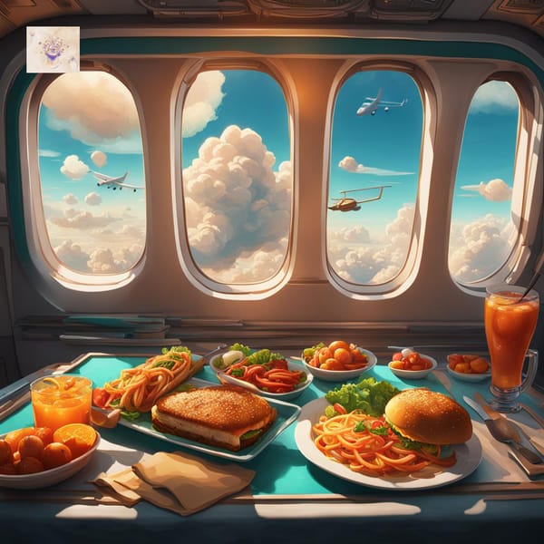 2024-02: Plane food/비행기 음식.